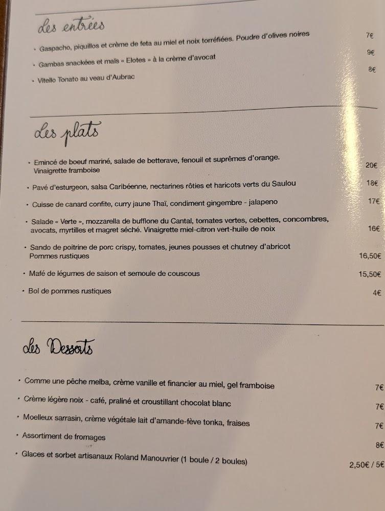 Maison Sophie - Menu Image 2